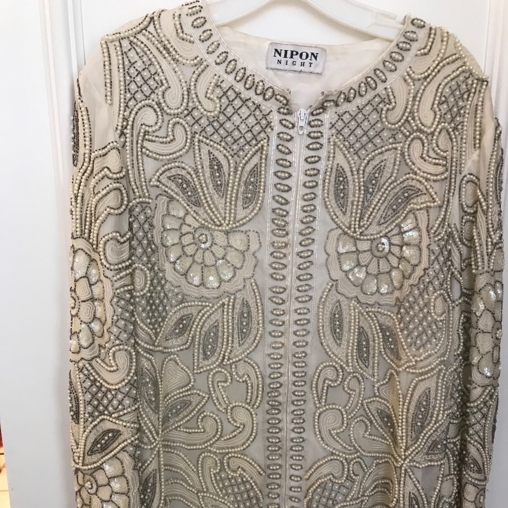 Nipon Night Beaded Jacket - image 1
